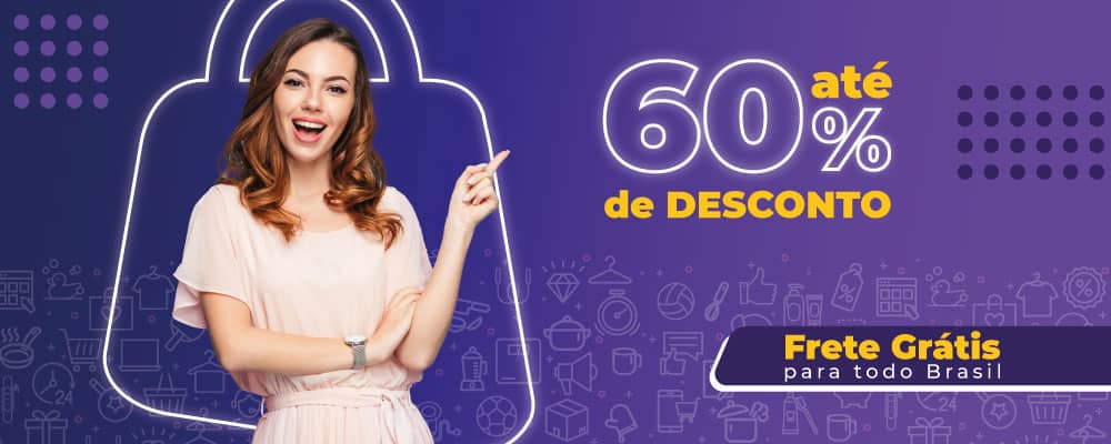 Banner Até 60% de desconto