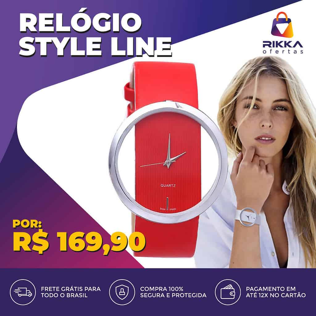 Post Relógio Style Line